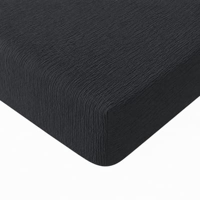 Decoware Mousseline Hoeslaken - Microvezel - Antraciet - 90x200 cm