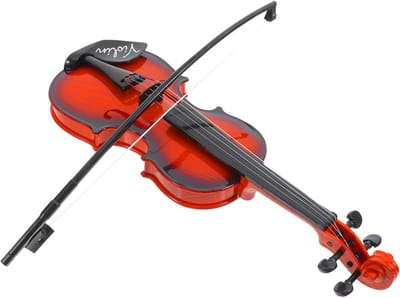 Speelgoed Viool - Muziek Instrument - Muziek Leren - Realistisch Design - 42x15x7cm - Lichtbruin
