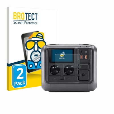 BROTECT - Screenprotector voor DJI Power 500 - Folie Beschermfolie matte 2 Stuks