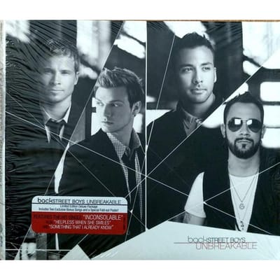 CD BACKSTREET BOYS - Unbreakable 88697173882 Jive, Zomba Lab 2007 VS Pop Gebruikt