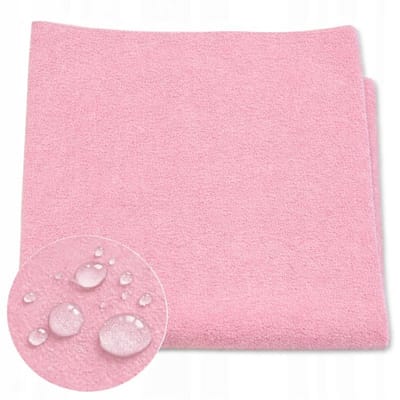 Dartomik - Waterdichte Mat - 120x60 cm - Roze - Frotté