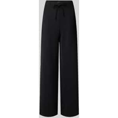 Stoffen broek met structuurpatroon
