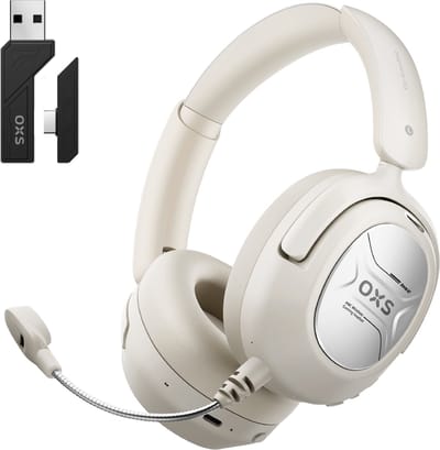 OXS Storm A2 ANC Draadloze Gaming Headset - Wit