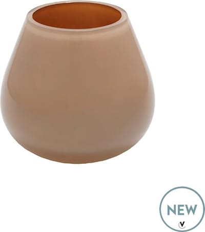 Waxinelichthouder Tasman | X Small | Beige | Ø12,5 x H11,5 cm | Set van 2 stuks