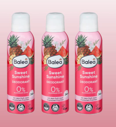 Balea Deodorant Sweet Sunshine | 3x 200ml