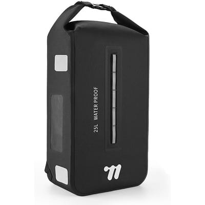 Mountainbike Rugzak Fietstas Waterbestendig 25L Fietstas Verstelbare Fietstassen TPU zwart