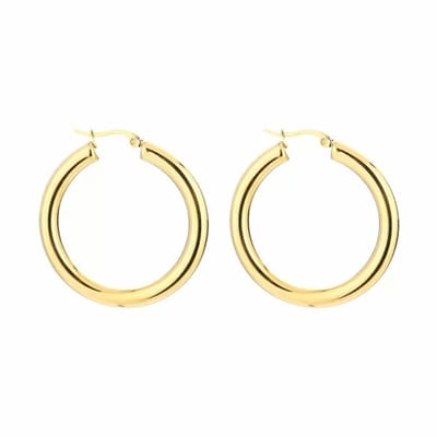 Bijoutheek Oorringen Statement Hoop Rond Goud