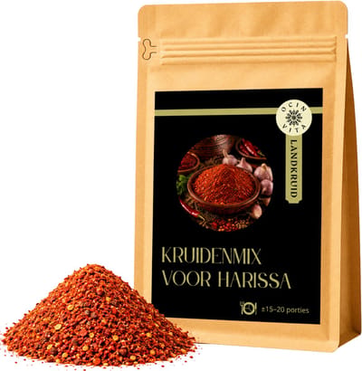 Harissa Kruidenmix 100g – Kruiden voor Zelf Harissa Maken – Pittige Noord-Afrikaanse Kruidenmix voor Couscous, Marinades, Groenten & Stoofgerechten – Ocin Vita