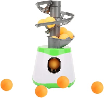 Draagbare Ping Pong Ball Automatische Launcher Tafeltennis Trainer voor Kinderen - Snelheid en Behendigheidstraining
