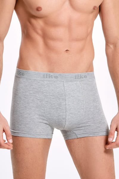 ilke® Heren Boxershorts 4 Pack – Sportief Design - Art 007 - Grijs - S