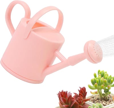 Waterpot Kinderen - Kleine gieter - Planten verzorgen - Ergonomische grip - 3.7 x 7.2 x 3.7 cm - Roze