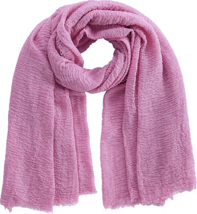 Lange Dunne Sjaal - Effen - Roze - 190 x 95 cm (041101A)