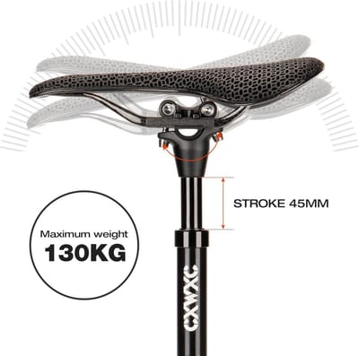 Verende Zadelpen - Zadelstrop Extra Stevig - 120kg - Fietsonderdeel