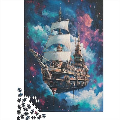 Puzzel Schip - Legpuzzel Volwassenen - Ontspanning Hobby - Bonus Poster - 1000 Stukjes - Stijl-9