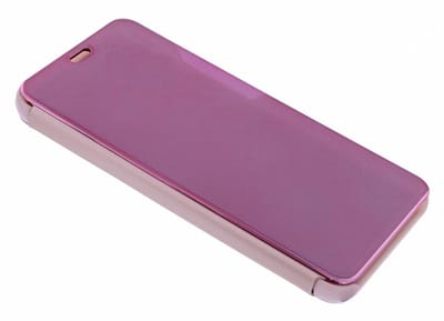 Ntech Rose Goud LED Flip Cover Hoesje Geschikt Voor Samsung Galaxy S10e