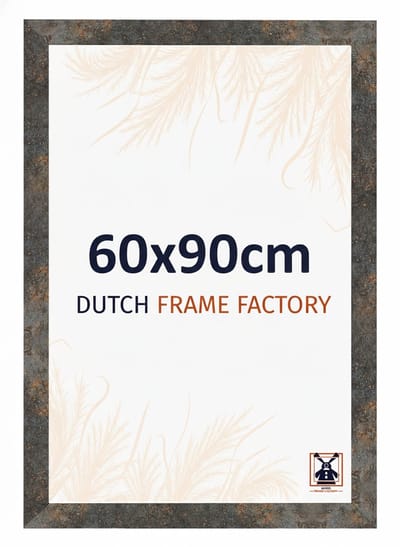 Fotolijst 60x90 cm - MDF - Geoxideerd Metaal - Benno