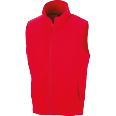 Result Micro fleece gilet R116X - Red - XL