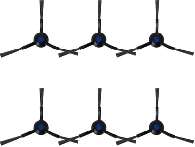 Dailygoods- Zijborstel 6 stuks - Reserveonderdeel - Compatibel met Ecovacs Deebot N30/N20/T30 - Robotstofzuiger - Hoogwaardige kwaliteit - Robotborstel