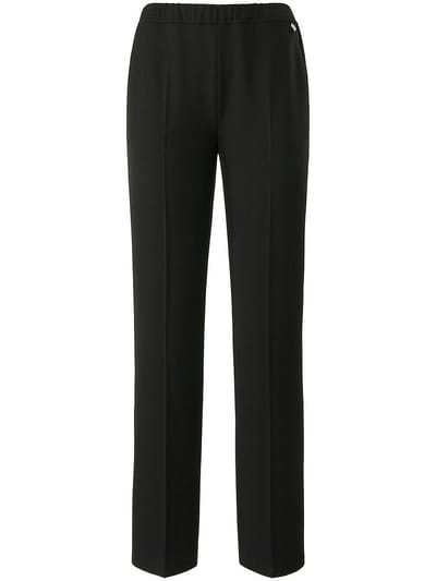 Comfortbroek model Jade elastische band Van Relaxed zwart