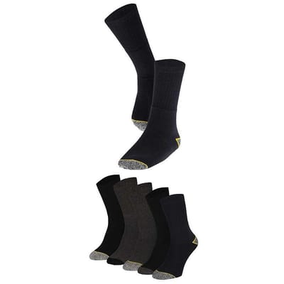 Apollo - Werksokken heren 5 paar - Multi color - Maat 39/42 - Werksokken heren 39 42 - Naadloze werksokken - heren sokken
