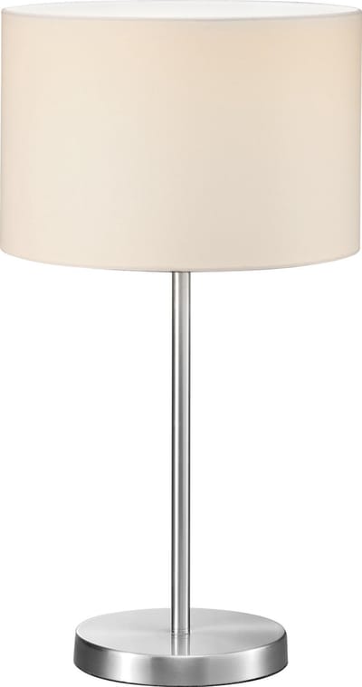 TRIO HOTEL - Tafellamp - Nikkel mat - excl. 1x E27 4,9 W - Snoerschakelaar