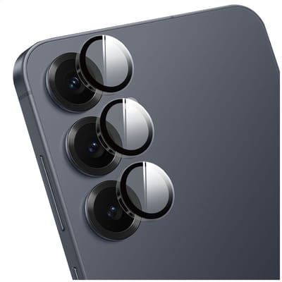 Rosso Camera Frame Protector Geschikt voor Samsung Galaxy S25 - Case Friendly - 9H Tempered Glass voor Cameralens - Gemakkelijke Installatie met Tray - Transparant