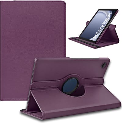 Hoes Geschikt voor Samsung Galaxy Tab A9 Plus / A11 Plus hoes – 360° draaibaar tablethoes – Paars