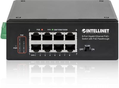 8-Poorts PoE+ Gigabit Netwerk Switch voor Professioneel Gebruik