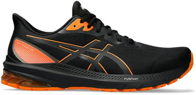Asics GT-1000 12 GTX - Heren Hardloopschoen/Sneaker -Zwart/Oranje - Maat 46.5
