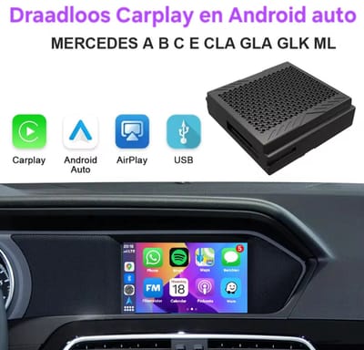 Becker met Carplay en Android auto voor autoradio | Geschikt voor Mercedes 2011 - 2016 | A B C E V Sprinter klasse | 2011 2012 2013 2014 2015 2016 | NTG 4.5 | Radio scherm met Navigatie | 2011 2012 2013 2014 2015
