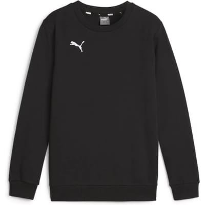 PUMA teamGOAL Casuals Crew Neck Sweat Jr Jongens Sporttrui - Puma Black-Puma White