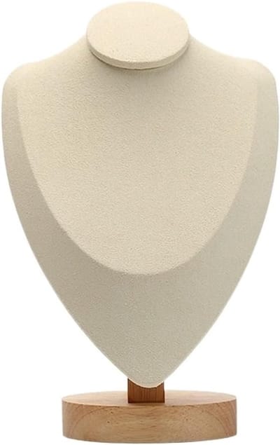 Sieraden Display - Sieradenhouder Organizer - Sieraden Presenteren - Decoratief Meubelstuk - 10x10x10mm - Beige