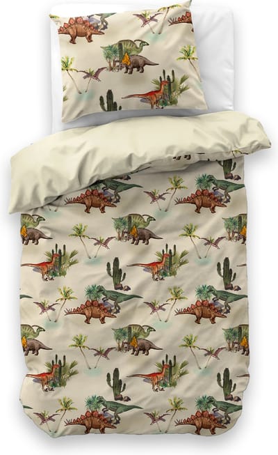 Sleeptime Bamdino Dekbedovertrek - Tweepersoons - 140X200/220 + 1 x kussensloop 60x70 - Wit