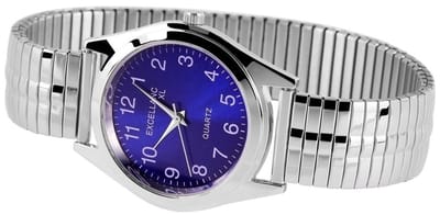 EXCELLANC Herenhorloge roestvrij staal Hiyam, mineraalglas