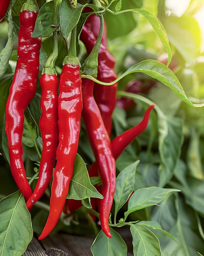 Spaanse Peper Zaden Capsicum Annuum Cayenne Long Slim Eenjarig