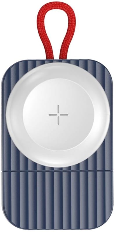 Rock W26 USB-A draadloze oplader voor Apple Watch - Blauw