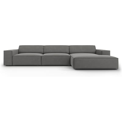 4-zits hoekbank Jodie velvet rechts | Micadoni Limited Edition