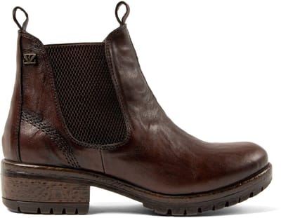 Lazamani - Ria Dames Chelsea Boots Leer Brown - Maat 40