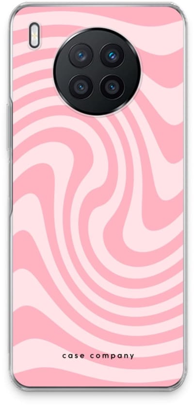 Case Company® - Hoesje geschikt voor Huawei Nova 8i hoesje - Swirl Roos - Soft Cover Telefoonhoesje - Bescherming aan alle Kanten en Schermrand