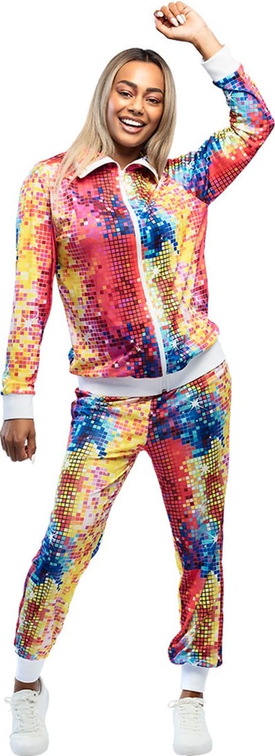 Boland - Trainingspak Disco babe (L) - Volwassenen - - 80's & 90's - Disco