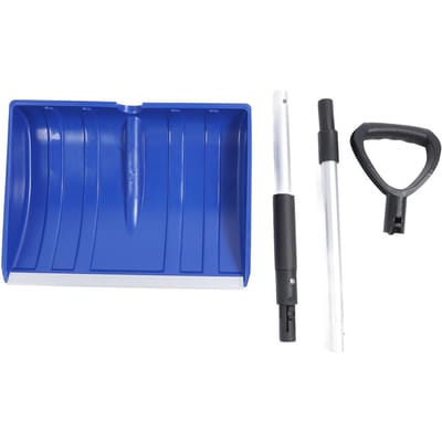 Pelle à neige détachable grande capacité légère portable pelle d'extérieur pour urgence voiture jardin bleu