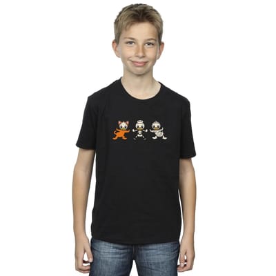 Disney Jongens Duck Tales Halloween Kostuum T-shirt (Zwart)