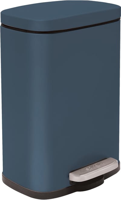 spirella Pedaalemmer 5L - AKIRA - Prullenbak Badkamer - Staal - Blauw
