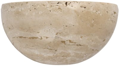Kosilum - Sève - Wandlamp - Beige - Travertijn