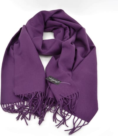 Flore Sjaal - Paars | 190 x 70 cm | Herfst/Winter | Polyester | Fashion Favorite