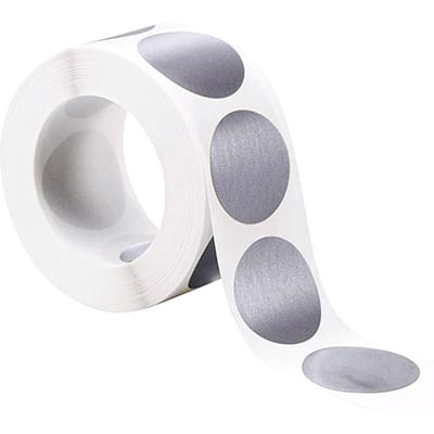 300 Stuks Ronde Kraslotstickers 1 Inch Zelfklevende Kraslotlabels