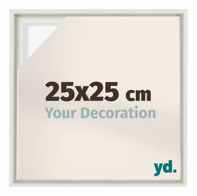 Your Decoration - Baklijst 25x25 cm - Wit Mat - Baklijst voor Canvas - MDF - Lyon