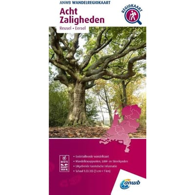 Acht Zaligheden 1:33.333 - Anwb Wandelregiokaart