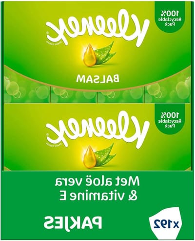 Balsem Zakdoeken - Verzachtende Tissues - Verkoudheid Verlichten - Verrijkt met Calendula - 16 Pakjes - Wit