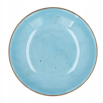 Lubiana Art Dieprand 23 cm Turkoois - Porselein